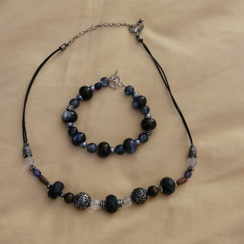 #409 Lia Sophia Necklace and Bracelet